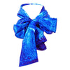 SilkArt: The Sapphire Galaxy - Hand-Painted Silk Scarf (8x54) - Sapphire Blue